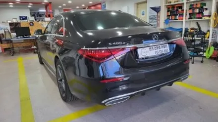 분당 벤츠전문 카알터 W223 S400d 액티브엠비엄트 4d전동트위터 옵틱글래스 광각사이드미러 교체 레트로핏 1인시공 / 성남 분당구 정자동