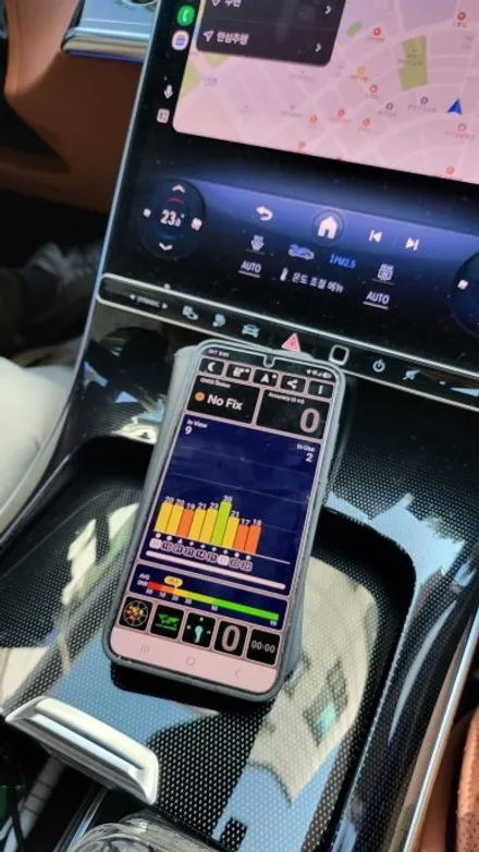 벤츠 W223 S580 휴대폰 GPS 수신 않됨 개선작업 전문점 분당 카알터 / 성남 분당구 정자동