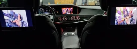 분당벤츠전문점 카알터 S클래스 S350d 중고차 신차만들기 M2C200플러스 국산 고해상도 인터페이스 휴대용무선 WiFi (통신비무료) 순정GPS연동 케이블 순정오디오 AUX코딩 / 성남 분당구 정자동