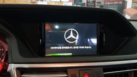 [분당벤츠전문점] 벤츠 W212 E350 M2C200플러스 국산12.3인치 모니터변경 2채널 블랙박스 교체 / 성남 분당구 정자동