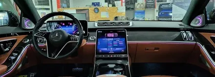 [분당벤츠전문점] 벤츠 S클래스 W223 S580  액티브엠비언트 시공 / 성남 분당구 정자동