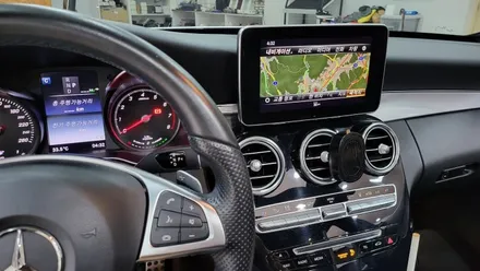 벤츠 W205 C350e 안드로이드 내비게이션 NV700 AUX코딩 하이패스매립 / 성남 분당구 정자동