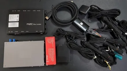 [분당 벤츠 전문점] 벤츠 E클래스 W213 E300 안드로이드 카블릿 M2C200, 국산 USB AUX 생성기, 휴대용 WiFi 기기 설치 작업 / 성남 분당구 정자동