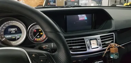[분당벤츠전문점] 벤츠 E클래스 W212 E220 2014년식 안드로이드 M2C200플러스 국산 고해상도 12.3인치 모니터 교체 AUX생성 코딩 / 성남 분당구 정자동