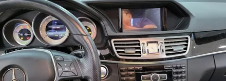 [분당벤츠전문점] 벤츠 E클래스 W212 E220 2014년식 안드로이드 M2C200플러스 네비게이션 국산 고해상도 12.3인치 모니터 AUX코딩 휴대용 무선 WiFi 기기설치 / 성남 분당구 정자동
