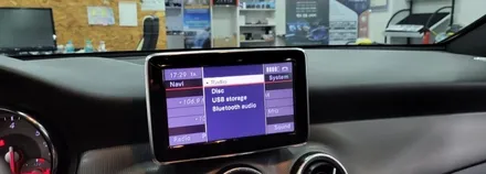 [분당벤츠전문점] 벤츠 CLA W117 CLA200 2015년식 현대모비스 NTG-4500AB 모니터 고장탈거 안드로이드 M2C200PLUS 네비게이션 국산 고해상도 12.3인치 / 성남 분당구 정자동