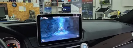 [분당벤츠전문점] 벤츠 E클래스 W212 E250 2014년식 국산 안드로이드 M2C200플러스 네비게이션 국산 12.3인치 모니터 교체 / 성남 분당구 정자동