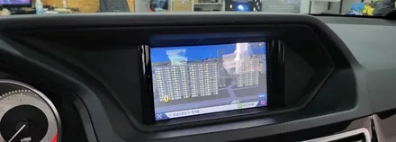 [분당벤츠전문점] 벤츠 E클래스 W212 E220 2016년식 국산 12.3인치 모니터 교체 국산 안드로이드 M2C200플러스 네비게이션 교체 국산 후방카메라 교체 옵틱글래스 광각 / 성남 분당구 정자동