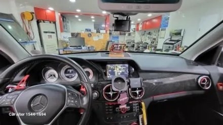 벤츠 2015 X204 GLK220 프리미어 M2C200A 모니터교체 공임작업 + AUX코딩 순정GPS연동 파크라케이블 무선 LTE WiFi 라우터 / 성남 분당구 정자동