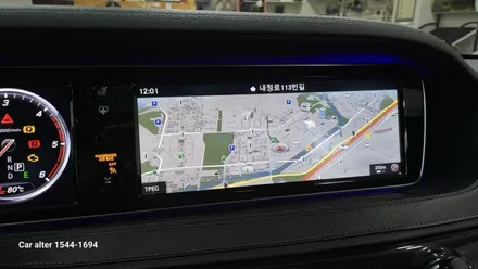 [ 벤츠 전문점 카알터 ] 2016 W222 S500 터치 모니터 변경 M2C200PLUS AUX코딩 LTE 라우터 전동트위터 - 분당 판교 용인 죽전 광주 광교 수지 죽전 안양 / 성남 분당구 정자동