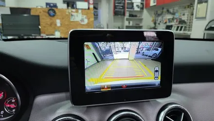 벤츠 CLA250 모니터교체 안드로이드 M2C200APLUS 아틀란 내비게이션 USBAUX 4G LTE 라우터 / 성남 분당구 정자동