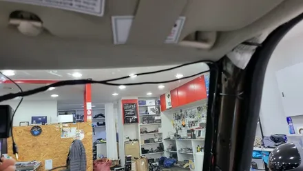 미니 쿠퍼S 애플 무선카플레이 무선안드로이드오토 거치대 후방카메라 모니터 탈거 블랙박스 불량시공 고장 교체 / 성남 분당구 정자동