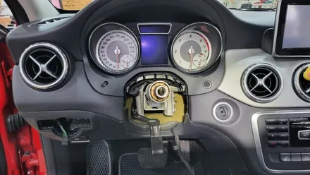 벤츠 GLA200 핸들열선 모니터고장 국산 모니터교체 안드로이드 NV700 내비게이션 카플레이 안드로이드오토 AUX코딩 HD 후방카메라교체 / 성남 분당구 정자동