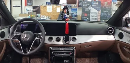 [분당벤츠전문점] 벤츠 E클래스 W213 E250 페이스 리프트 신차 패키지 부메스터 3D전동 트위터, 전면송풍구 엠비언트 교체 / 성남 분당구 정자동
