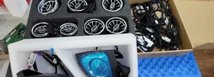 [분당벤츠전문점] 벤츠 GLC X253 GLC300 2019년식 순정 64색 엠비언트 변경 부메스터 3D전동 트위터 전면 송풍구엠비언트 리어 송풍구 엠비언트 / 성남 분당구 정자동