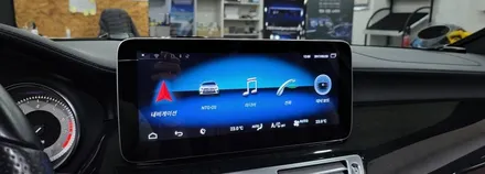 [분당벤츠전문점] 벤츠 CLS W218 CLS400 2016년식 중국산 10.25모니터 탈거 국산 안드로이드 M2C200플러스 네비게이션 국산 고해상도 12.3인치 와이드 모니터교 / 성남 분당구 정자동