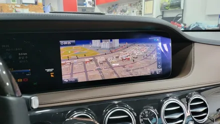 벤츠 W222 S350d 터치 내비게이션 NV700 안드로이드 3D 전동트위터 송풍구엠비언트 풀셋트 1인시공 / 성남 분당구 정자동