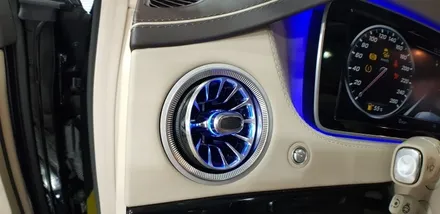 [분당 벤츠 전문점] 벤츠 S클래스 W222 S600 순정형 최신상품 송풍구 엠비언트 교체 및 IWC 시계 교체 작업 / 성남 분당구 정자동