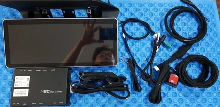 [분당벤츠전문점] 벤츠 E클래스 W212 E220 현대모비스 NTG-4500CE 모니터탈거 안드로이드 M2C200 PLUS 국산 12.3인치 와이드 모니터 교체 / 성남 분당구 정자동