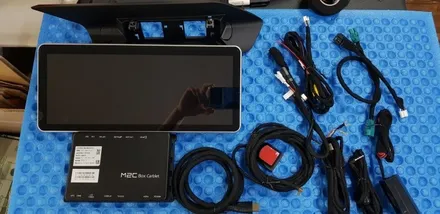 [분당벤츠전문점] 벤츠 W212 E220 2014년식 안드로이드 M2C200PLUS 네비게이션 국산 12.3인치 모니터 교체 AUX코딩 / 성남 분당구 정자동
