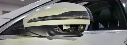 분당벤츠전문점 카알터 GLC350e 사이드미러 프레임파손 교체 사각지대개선 옵틱글래스 광각미러교체 국산 안드로이드 M2C200 AUX코딩 순정GPS연동 LTE 무선 WiFi / 성남 분당구 정자동