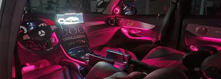 분당벤츠전문점 카알터 GLC X253 GLC220d 순정옵션 빠진 센터 스피커 시공 순정 64색 엠비언트 교체 / 성남 분당구 정자동