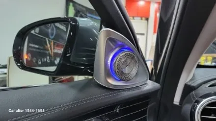 W213 E400 3D부메스터 전동트위터 고장 신제품 신형 4D전동트위터 교체 분당 정자동 카알터 / 성남 분당구 정자동