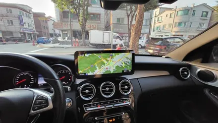 벤츠 W205 C350e 안드로이드 내비게이션 NV700 AUX코딩 하이패스매립 / 성남 분당구 정자동
