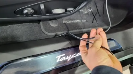 포르쉐 타이칸 블랙박스 전문 장착점 4채널 QXD mega2 커넥티드 에코파워팩 S20 LCD 가정용 충전기 / 성남 분당구 정자동