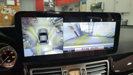 벤츠 W212 E350 순정 어라운드뷰 탈거 초고화질 FHD 어라운드뷰 교체 / 성남 분당구 정자동