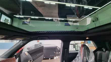 세종시 썬팅 반사 필름인데 블랙. 멋있잖아? 하버캠프 로얄본드 BMW MINI에 적용했어요. / 대전 유성