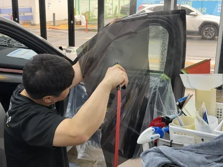 대전 자동차썬팅, BMW 5시리즈와 프나세의 조합 / 대전 유성