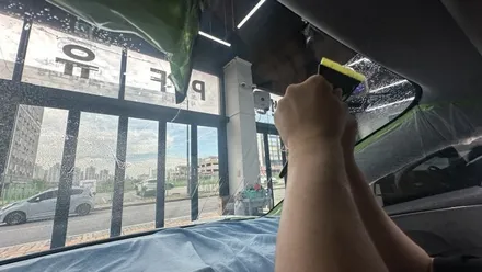 대전 테슬라 신차패키지 모델3 하이랜드 썬팅이랑 유리랑 일체형 만들기 / 대전 유성