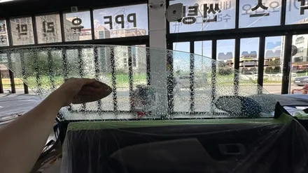 대전 자동차 썬팅 머스탱 신차패키지 소프트탑 썬팅도 잘해요. 많이 하거든요. / 대전 유성