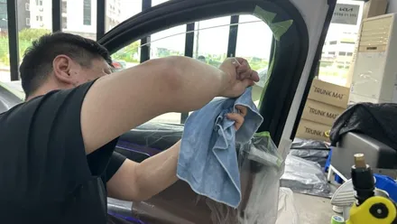 대전 틴팅 사파이어본드와 E클래스, 영롱하다 너... / 대전 유성