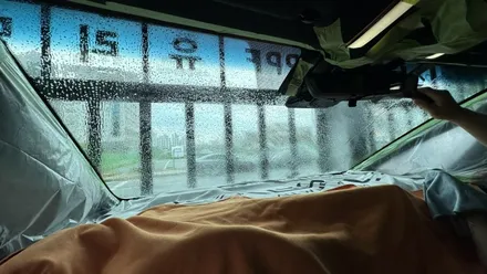 세종 썬팅 렉서스 LM 재시공, 안 보이게 찐하게 세라믹본드로 다시 / 대전 유성