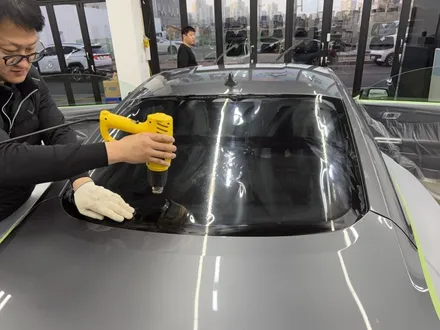 대전 자동차 선팅 머스탱에 어항 썬팅!? / 대전 유성