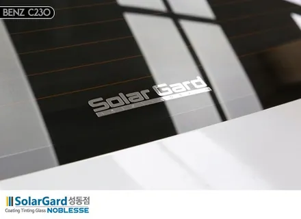 벤츠C230 썬팅, 솔라가드노블레스 차콜 (성동) / 서울 성동구 행당동