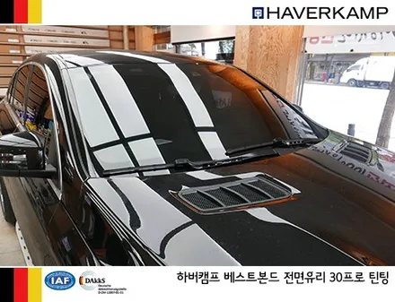 벤츠GLE, 하버캠프 베스트본드 열차단 썬팅 시공(왕십리) / 서울 성동구 행당동