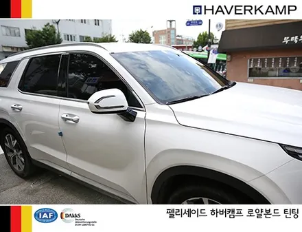 펠리세이드, 하버캠프 로얄본드 프리미엄 열차단 썬팅 / 서울 성동구 행당동