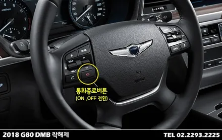 2018 제네시스 G80, 디엠비 락해제 (DMB시청) / 서울 성동구 행당동