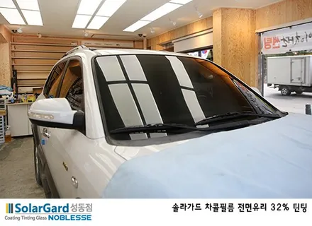 투싼썬팅, 믿을 수 있는 열차단 필름! 솔라가드 차콜 시공 / 서울 성동구 행당동