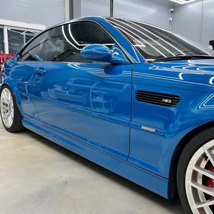 일산랩핑 전문점 BMW E46 M3 라구나블루 전체랩핑 / 고양시 사리현동