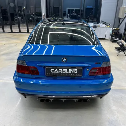 일산랩핑 전문점 BMW E46 M3 라구나블루 전체랩핑 / 고양시 사리현동