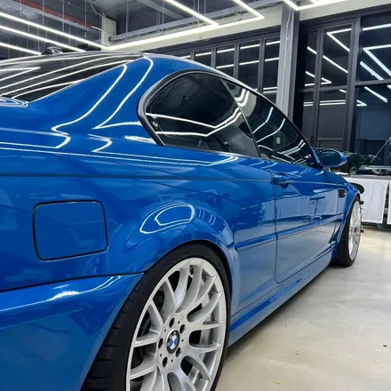일산랩핑 전문점 BMW E46 M3 라구나블루 전체랩핑 / 고양시 사리현동