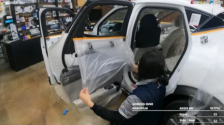 안양 썬팅 의왕썬팅  제네시스 GV60 나노필름 썬팅시공