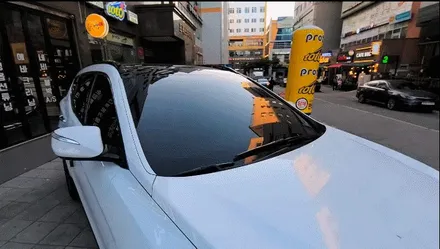 카카오파츠 자동차 썬팅 싼타페 DM 시공하기. 의왕 안양 자동차 썬팅 추천은 카카오파츠
