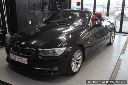 BMW 328i 컨버터블 실내랩핑 랩핑전문점 카크로스 / 경기 광명