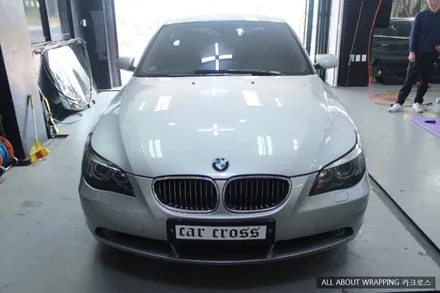 광명 자동차랩핑, BMW 528i 티타늄브러쉬 실내랩핑 / 경기 광명