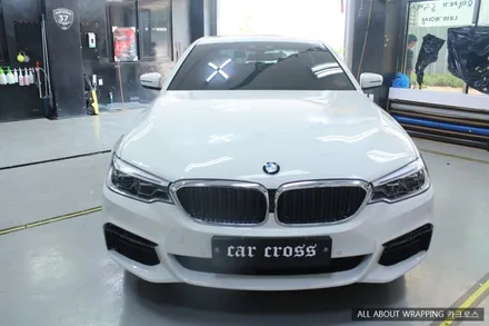 신형 BMW 520d 루프스킨 사이드스컷 시공후기 / 경기 광명